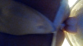 Preview 2 of Abg Memek Tembem Basah - Backing up and moaning on a dildo