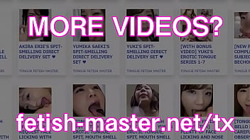 Preview 3 of Mom Wakes Son - Japanese Asian Girls Tongue Fetish,  Spit Fetish - More at fetish-master.net