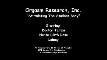 Preview 3 of Dogfart Bts - Lainey Cums 30 Times as a Human Guinea Pig for Orgasm Research Inc by Doctor Tampa &amp_ Nurse Lilith Rose @ GirlsGoneGyno Reup