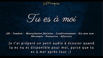 Preview 1 of Sunny Leone Hot Son - Tu es &agrave_ moi - French audio porn JOI femdom