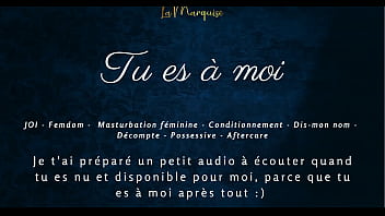 Preview 4 of Sunny Leone Hot Son - Tu es &agrave_ moi - French audio porn JOI femdom