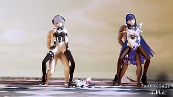 Preview 2 of Sabwap 3gp - MMD Raiden Mei And Rita Rossweisse Chocolate Cream (Submitted by 9wjy9)