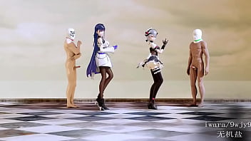 Preview 1 of Sabwap 3gp - MMD Raiden Mei And Rita Rossweisse Chocolate Cream (Submitted by 9wjy9)