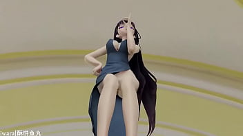 Preview 1 of Hardcore Beautiful Girl Gangbang - MMD Raiden Mei A ddiction
