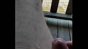 Preview 4 of Wife Cheating With Men Next Door - Amateur Old Guy Quick Cum Shot