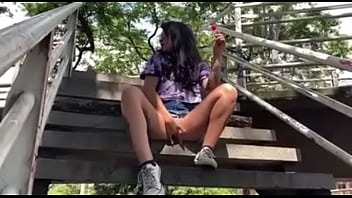 Preview 2 of Meth Head Girl Abuse - Lollipop and squirt