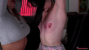 Preview 2 of Indian Famus Actress Sex Xxx - Barely-legal cum sluts Cecelia Tayor &amp_ Gia Di Bella eat pussy then suck dick for Mr. POV&#039_s big load!