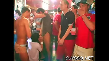 Preview 4 of Sunny Leone Fuckin Boy - Wild studs partying like insane