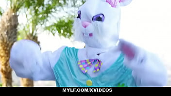 Preview 2 of Thamana Xxx Vido - Gorgeous Milf Karen Fisher Fucks The Easter Bunny