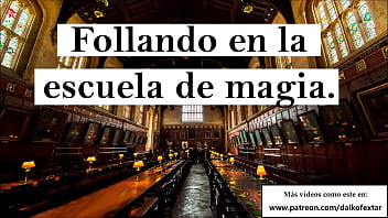 Preview 2 of Ded Girl Sex - JOI en Howarts. Reencuentro en la escuela de magia.