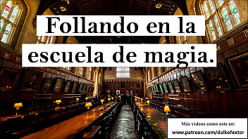 Preview 3 of Ded Girl Sex - JOI en Howarts. Reencuentro en la escuela de magia.