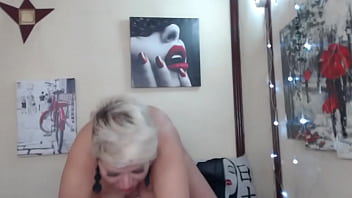 Preview 3 of Big Tilt Massage - Cruel games with the pussy of a mature submissive slut! Very hard fisting,  cunt is about to at the seams!