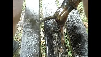 Preview 2 of Old Sexy Mom Sex Boobs Kiss - OUTDOOR PISSING ON JESUS FUCKING CHRIST