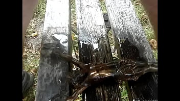 Preview 4 of Old Sexy Mom Sex Boobs Kiss - OUTDOOR PISSING ON JESUS FUCKING CHRIST