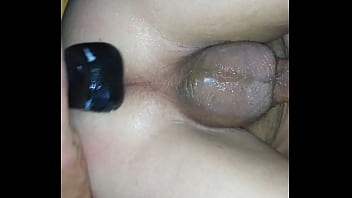 Preview 3 of Cam Spaol - Fucking my ass in the bathroom