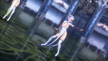 Preview 2 of Wold Heroines - MMD Prinz Eugen And Kashima And Suzuya Kancolle (Submitted by deepkiss)