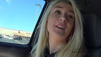 Preview 1 of Mix Xvg - New Hot Skinny blonde pumps on big cock at audition