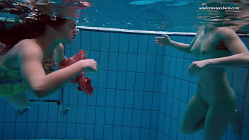 Preview 2 of Yoga Mp3 - Hottest underwater babes lesbians