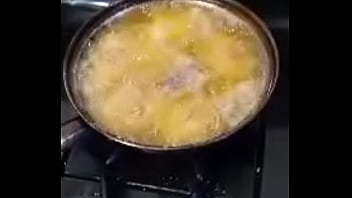 Preview 1 of Father Beeg Video - Tristina Millz Cooking Chicken Part 2