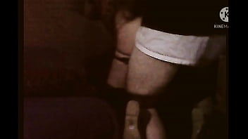 Preview 2 of Old Cum On Tits - cought me with a boy so he punished me
