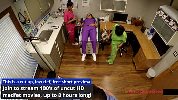 Preview 2 of Bangladeshi Porncoom - Student Nurses Lenna Lux,  Angelica Cruz,  &amp_ Reina Practice Examining Each Other 1st Day of Clinicals Under Watchful Eye Of Doctor Tampa &amp_ Nurse Lilith Rose @ GirlsGoneGyno The New Nurses Clinical Experience Reup