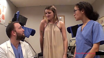 Preview 4 of Dayana Perez Sousa - Alexandria Riley Plays Sick To Skip Detention But Teacher Lilith Rose Take Her To School Doctor Tampa @ GirlsGoneGyno Reup