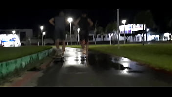 Preview 2 of Desi Anty Six - Pai e filho foram correr e o filho encontro a Misteriosa Miia Thalia na pra&ccedil_a ai o final o final vo&ccedil_e pode  conferir aqui * Trailler *