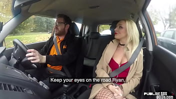 Preview 1 of Polis And Fined Son - Big ass scot publicly riding driving instructor