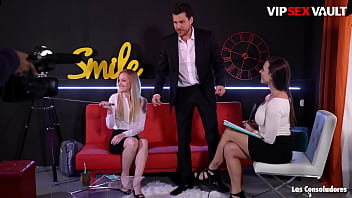 Preview 1 of Jill Kelly Bj Adv Of Dr Fellatio - VIP SEX VAULT - (Sicilia,  Mea Melone &amp_ Andy Stone) Sex Interview With A Hot Czech MILF