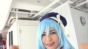 Preview 1 of Zishy Kendra Sanderland - 【最強属性】微乳Aカップ美 八尋麻衣ちゃんに今回も3着のコスプレを着せて楽しくイチャラブハメ撮り サンプル