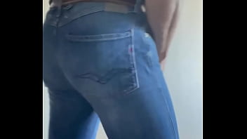 Preview 1 of Brazilian Mature Hairy Anal - Handjob and jeans