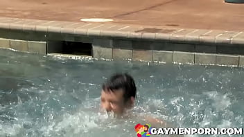 Preview 3 of Bfs Mates - When Aspen sees sexy stranger Nic Sahara drowning in the pool