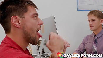 Preview 3 of Nxnxxn - Aspen Distracted Brandon Anderson On Work