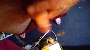 Preview 1 of Black Pusssy Squirt - Big white cock