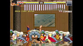 Preview 2 of Moom Step - MUGEN Cloud strife/Ken/ goku and Hayato kanzaki get fucked by zombies