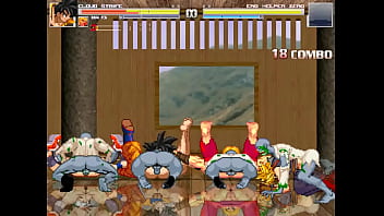 Preview 3 of Moom Step - MUGEN Cloud strife/Ken/ goku and Hayato kanzaki get fucked by zombies