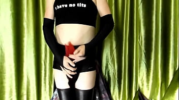 Preview 2 of Elke The Stallion Big Booty - [EroNekoKun] - Cute Foxboy  Masturbation in Spandex Leggings