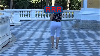 Preview 2 of Alexa Gresh Sex - Ass  Leggings in public
