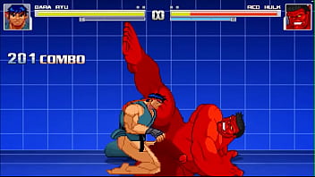 Preview 4 of Mms School Girl Village - MUGEN Ryu fucks Hulk and Red hulk