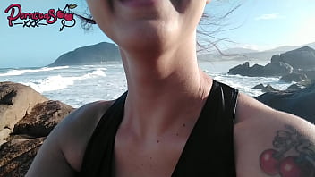 Preview 2 of Sis Sleeps Buzzer Rapesex Xnxx - Caminhada na beira mar terminou em um voyeur