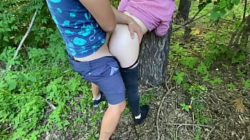 Preview 2 of Julia Boin Hot - STEP BROTHER FUCKED ME IN THE FOREST
