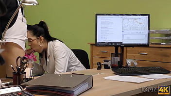 Preview 3 of Yoga Hot Bokep - LOAN4K. Rock star hooks up with a bank worker to get a loan from him