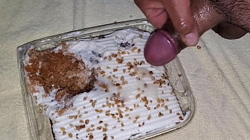 Preview 4 of Cartoon Big Bob Xnxx - Fucking my cream covered carrot cake unloading my favorite cum frosting for a tasty treat.