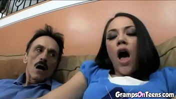 Preview 3 of Piper Perri Facial - Teen girl fucks and sucks an old nasty man