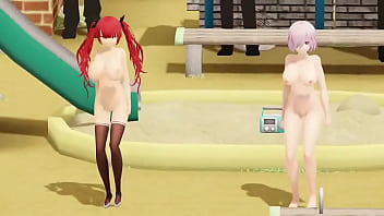 Preview 2 of Xxhdvdeo - MMD honolulu azur lane and mashu kyrielight number 9 (Submitted by CharlesMD)