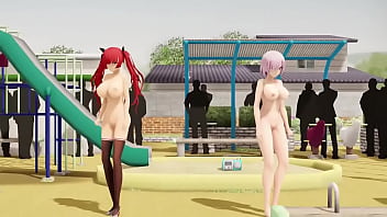 Preview 1 of Xxhdvdeo - MMD honolulu azur lane and mashu kyrielight number 9 (Submitted by CharlesMD)