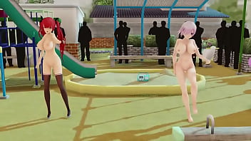 Preview 4 of Xxhdvdeo - MMD honolulu azur lane and mashu kyrielight number 9 (Submitted by CharlesMD)