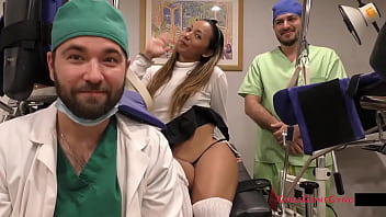 Preview 3 of Blindfold Double Penitration - Colombian Cutie Melany Lopez Becomes Human Guinea Pig For &quot_Orgasm Research,  Inc.&quot_ Studies By Doctor Tampa on GirlsGoneGyno Reup