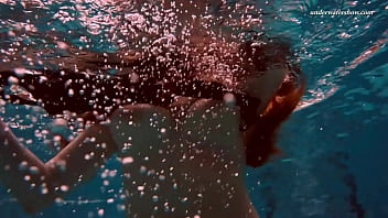 Preview 3 of Fake Casting Teen - Czech chick Vesta enters swimming pool naked