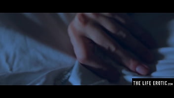Preview 4 of Virgen Pussy Bloud - Rubbing her huge puffy nipples as she fucks herself with a pencil